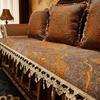 European Luxury Non-slip Sofa Cover & Throw Pillow Set - Universal Fit for All Seasons