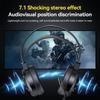 Led Illuminated Headset with 7.1Channel Surround Sound Adjustable Noise Reduction Mic for Gaming Enthusiasts Comfort Fit