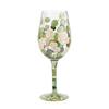Enesco Lolita Wine Glass Bouquet In Bloom 6010661