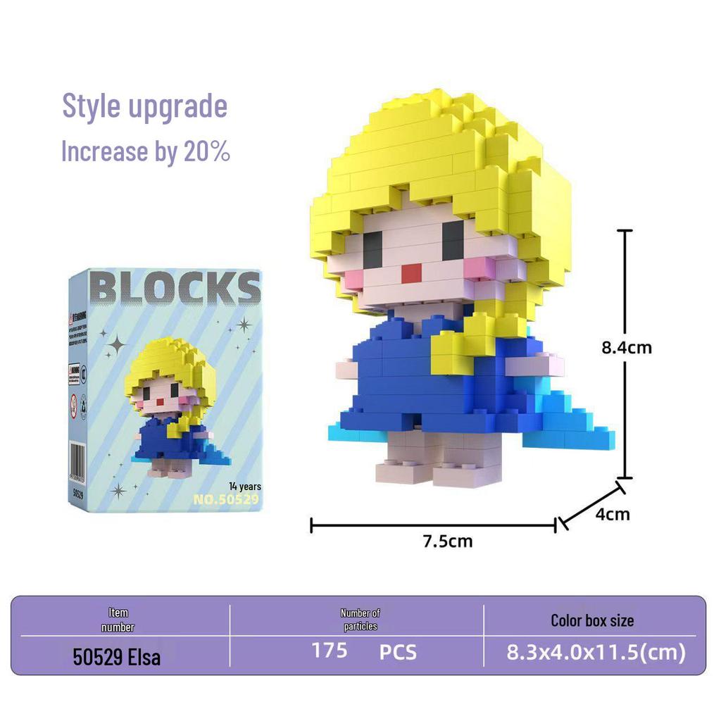 Children's 3D Puzzle Building Blocks - Compatible with Lego, Educational Toys for Girls