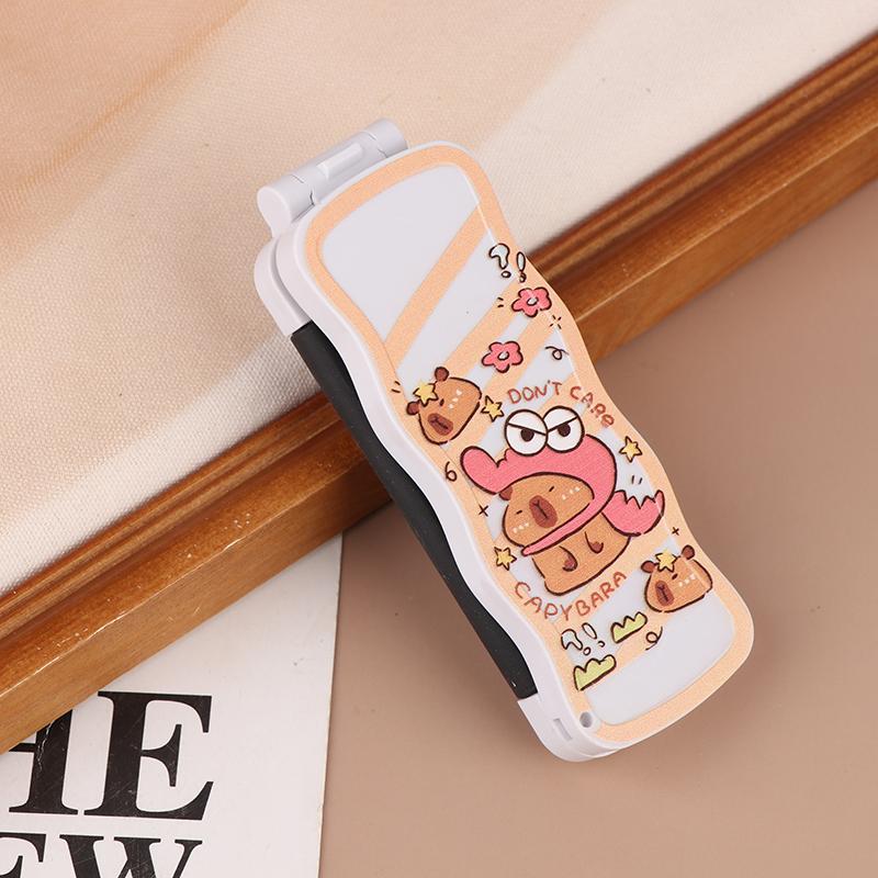 Mini-Haarbürste, faltbarer Massagekamm, Kopfmassage, antistatisch, tragbare Reise-Haarbürste, Mädchen-Haarkämme mit Spiegel