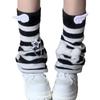 Y2K Originele Beenwarmers Blauw Witte Strepen Japanse Stijl Harajuku Sokken Subcultuur Harajuku Stijl Slouch Sokken