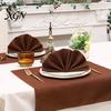 Soft Textured Napkins for Restaurants Imitation Linen Cloth Napkin, Washable Fabric 18 x Stain Resistant Parties Inch Square Napkin Weddings
