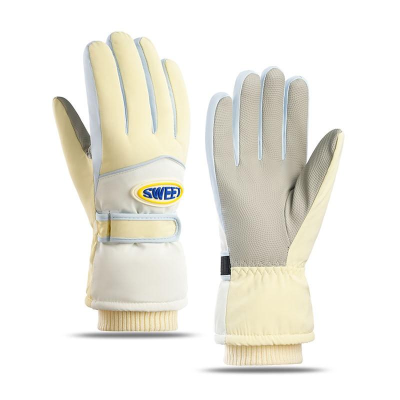 Winter Ski Gloves Men Women Thick Warm Windproof Waterproof Touchscreen Outdoor Snowboarding Cycling