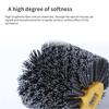 120*100*19mm Multi Grit Abrasive Wire Drawing Tool Nylon Wire Drawing Wheel Abrasive Wire Brush for Wood Furniture Polishing