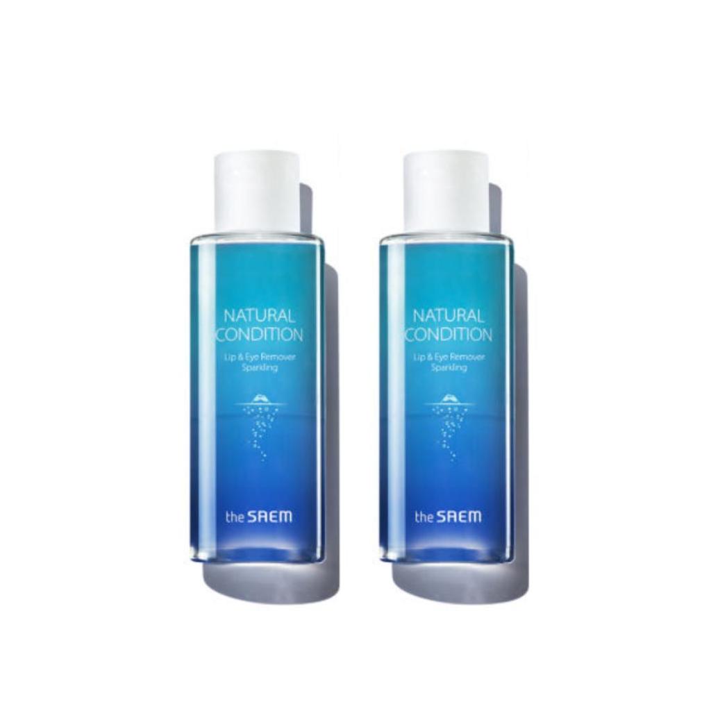 The Saem Natürlicher Zustand Schäumendes Reinigungswasser (500 ml.) & Lippen- & Augenentferner (155ml/5.24 fl.oz.) (7 Optionen)