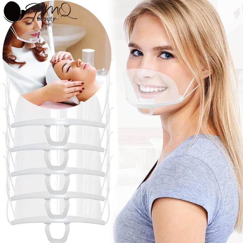 10/20 Stück Transparente Schutzmaske Wimpernverlängerung Maniküre Anti-Beschlag-Schild Mundschutz Staubdicht Schönheitsstudio Zubehör
