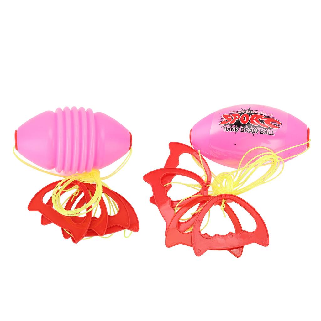 2Pcs Pull Ball Game Set Indoor Outdoor Sports Early Development Activity Toy Parent Child 2 Person I