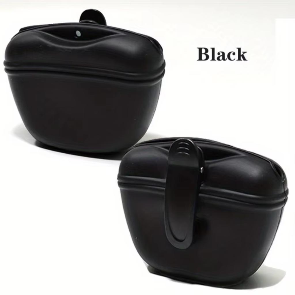 Silikon Leckerlibeutel für Hunde Haustier Tragbare Hunde Trainings Hüfttasche Wasserdichte Hunde Snack Trainingstasche mit Magnetclip Haustier Ausflug