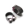 Bike Seatpost Clamp 3K Carbon Fiber Ultra Light Seat Tube Clip Bike Seat Post Clamp for MTB Mountain Bike Road Bike
