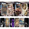 Fresco Adam Sculpture Transparent Phone Case for Motorola Moto G7 G8 G9 G84 G85 G73 G24 G15 Z2 Play Power Plus
