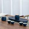 Ceramic Kung Fu Tea Set Household Dry Brewing Tea Tray Business Banking Corporate Activities High-end Gifts