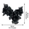 Handmade Embroidery Bead Sticker Decorative Flower Piece Front Piece Collar Flower One-Piece Skirt Dress Headgear Diy Clothing Cloth Sticker