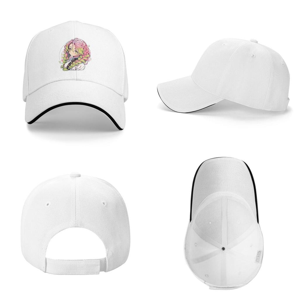 Unisex Baseball Hats Mitsuri Kanroji And Iguro Obanai Summer Sports Baseball Caps Hip Hop Cap Casquette Polychromatic Hats