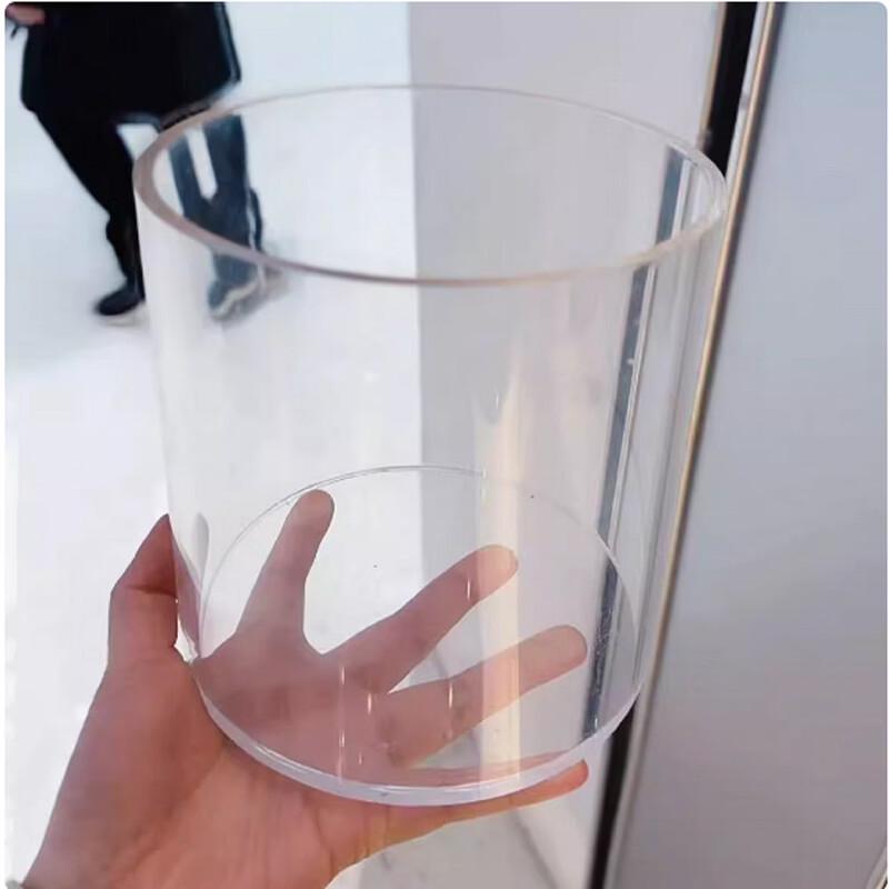 Rongyu Clear Acrylic Storage Tube with Sealed Bottom