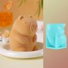 Cute Capybara Pudding Mold Mousse Silicone Mold Cake Milk Jelly Mold Cartoon Capybara Cake Decoration Baking Bakery Tool