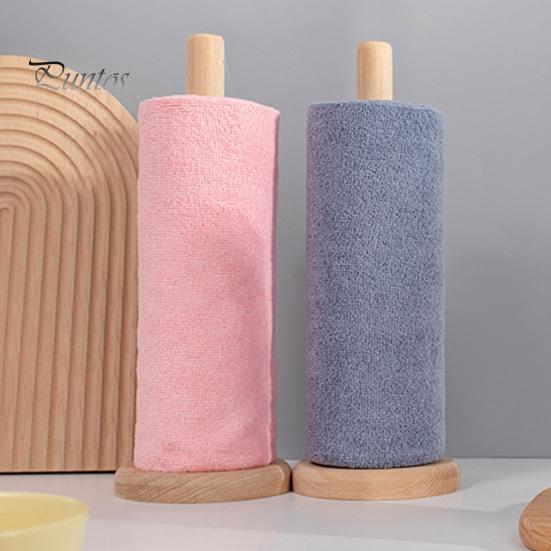 20 Blatt/Rolle Mikrofaser-Reinigungstuchrolle Wiederverwendbare, waschbare Lappen Abreiß-Küchentücher Ultra saugfähige Geschirrtücher