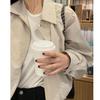 High-End Elegant Plain Color Women's Short Jacket - Simple, Versatile, Casual Korean Style for Spring and Autumn