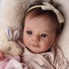 48cm Soft Reborns Toy Baby Dolls 3D Painted Educational Reborns with Blue Eyes