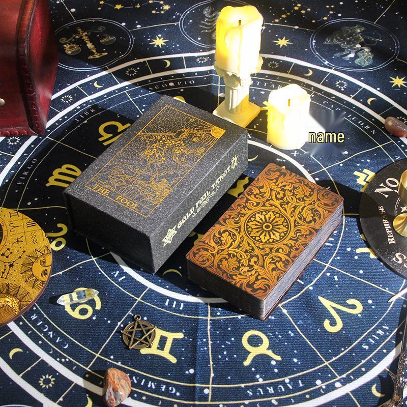 Witekin Gold Foil Tarot Cards: Complete Set for Beginners with Analysis
