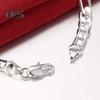 Unisex Bracelet Stainless Hollow Out Chain Solid Color Sturdy Construction Luster Punk Hip Hop Polished Birthday Gift Club Party Jewelry