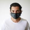 6x Black Elegance Reusable Face Mask with Filter Pocket (Adult)