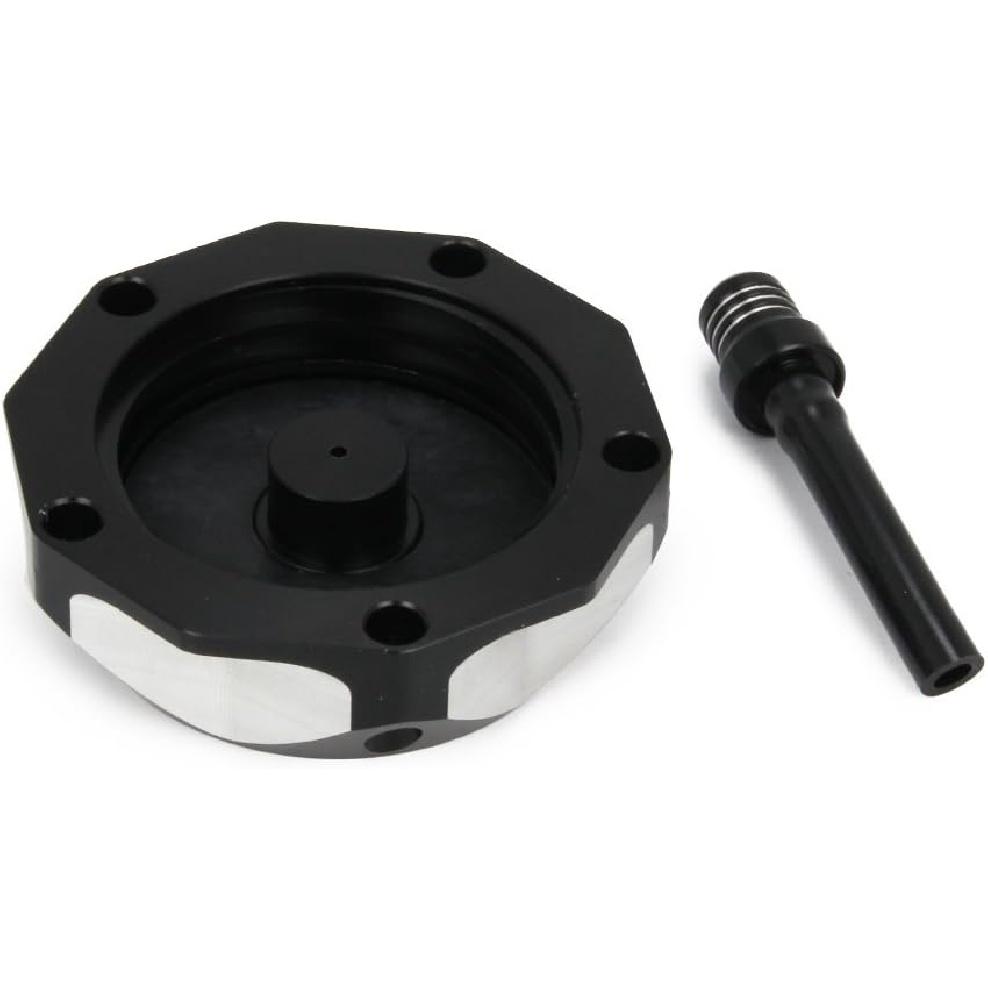 JFG RACING Motorcycle Gas Fuel Tank Cap CNC for TTR125 00-09 20-23 TTR230 05-23 Raptor 700 06-23 TTR90 Raptor 50 Raptor 80 Dirt Bike ATV Black