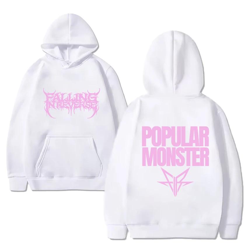 Men's Hoodie Letter Graphic Loose Fashion Pullover Autumn Clothing Cartoons Casual Clothes Women Tops Sweatshirts