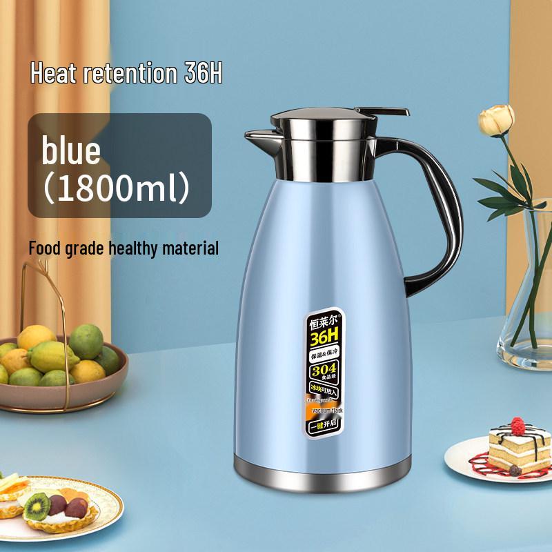 Stainless Steel Large Capacity Insulated Thermos Kettle for Stewing and Boiling Water