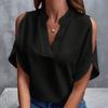 women spring summer puff sleeve off shoulder solid color pullovers t shirt blouse top