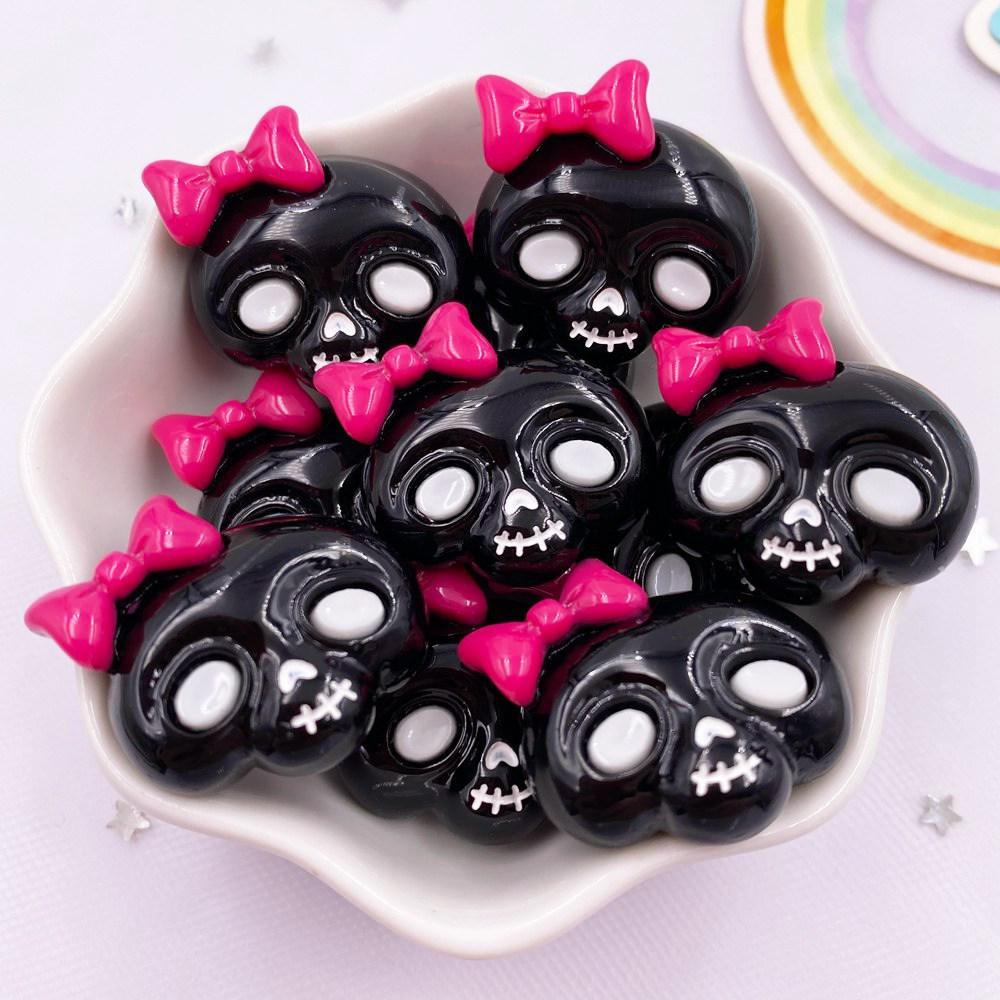 

Красочные смоляные большие тыквы, призраки, черепа, плоские кабошоны, фигурки, 10 шт., сделай сам, аксессуары для бантов на Хэллоуин, скрапбукинг, поделки