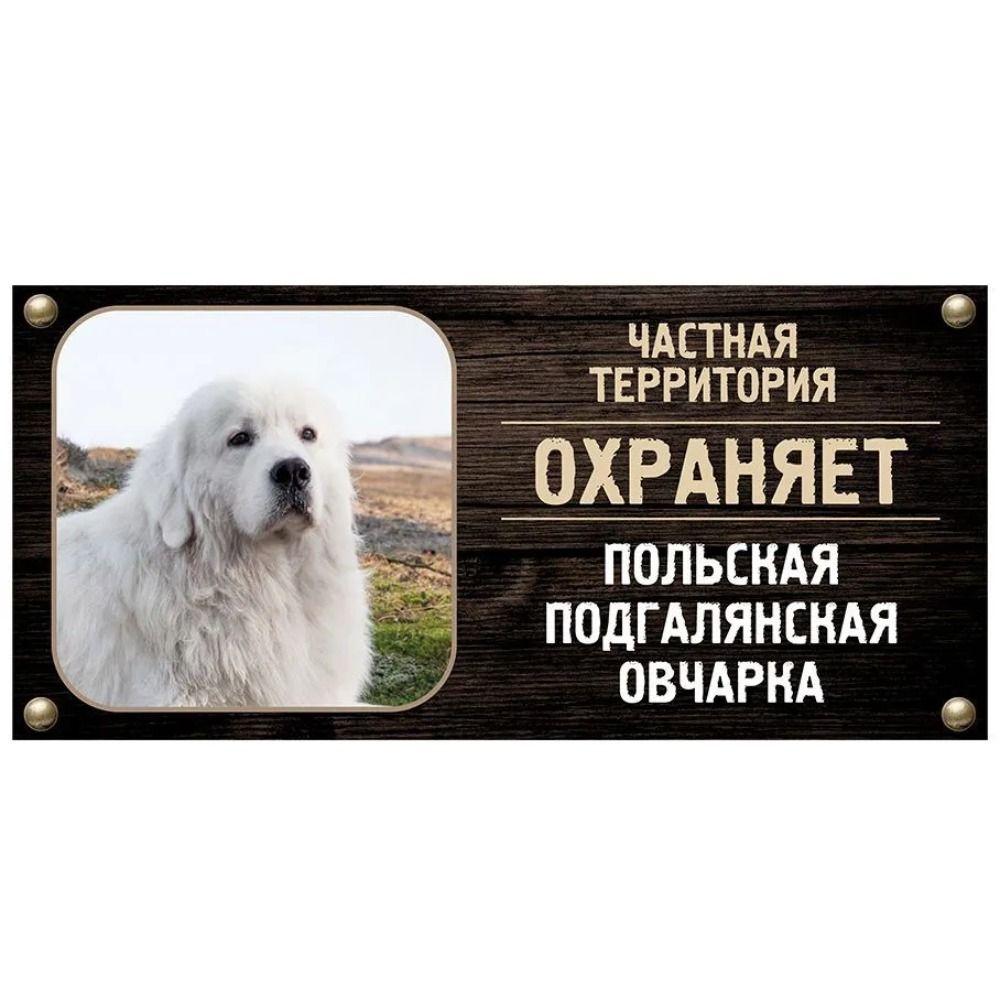 DORA Tin Sign Guard Dog Private Property Sign Metal House Number Plaque