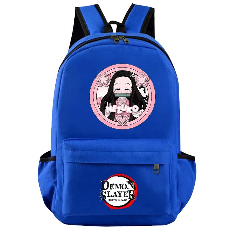 Anime Demon Slayer Backpack for Boy Girl Back To School Bag Large Capacity Backpack Bookbag for Kid Men Women Travel Bag Mochila
