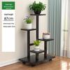 Black Rolling Iron Art Flower Stand