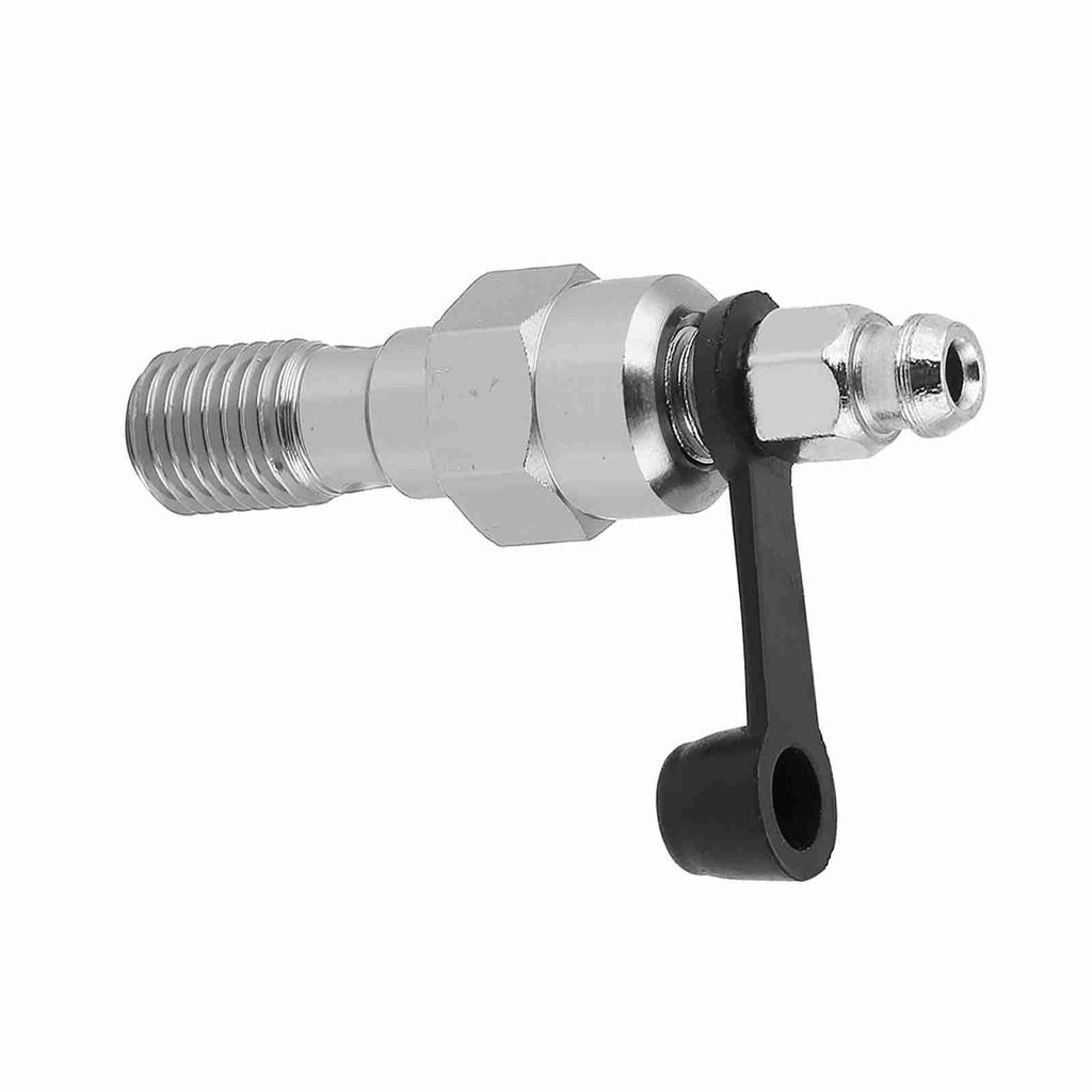 M10x1.25mm Motorcycle Brake Master Cylinder Caliper Bleed Screw Nipple Banjo Bolt   Dust Cap Silver