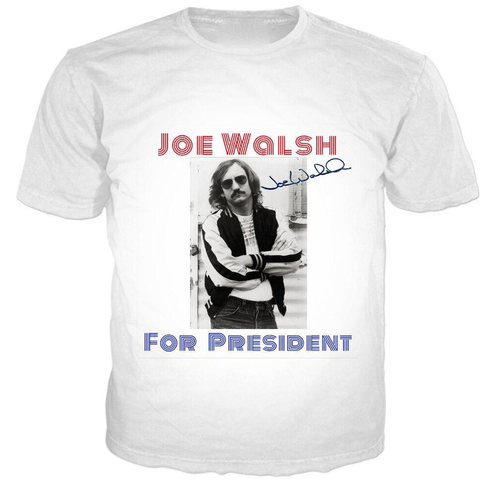 Vintage Joe Walsh For President Heavy Cotton White All Unisex Shirt Unisex T-Shirt XXL