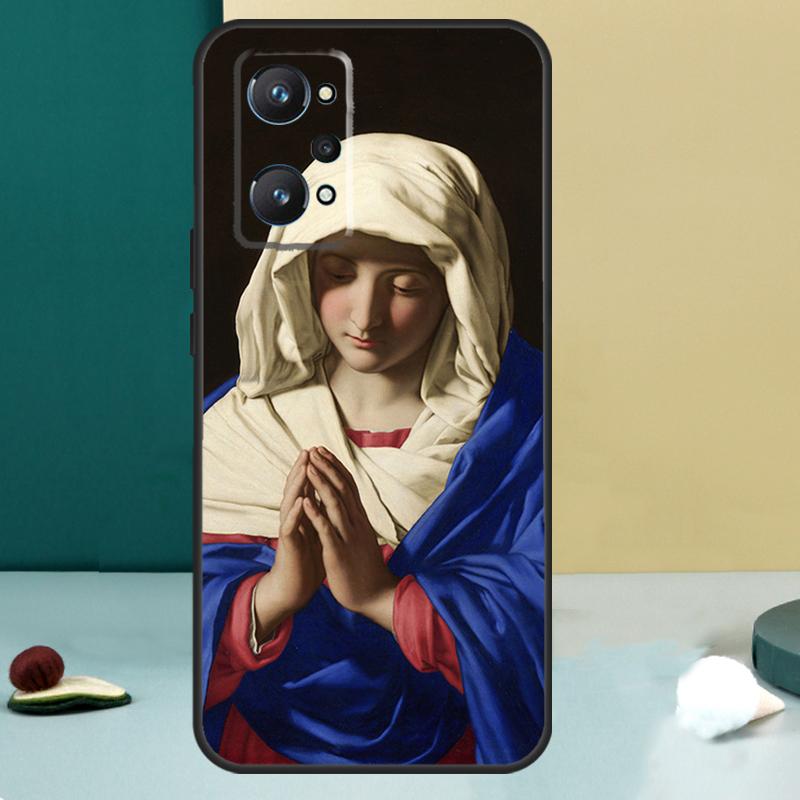 Virgin Mary For Realme GT 6T 5 6 GT 7 Pro C67 C75 C61 C55 C53 C51 C21Y C25S 10 11 12 13 14 Pro Plus Case