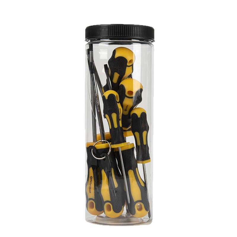 Household Multi-Functional Repair Tool Set with Taper Handle Screwdriver