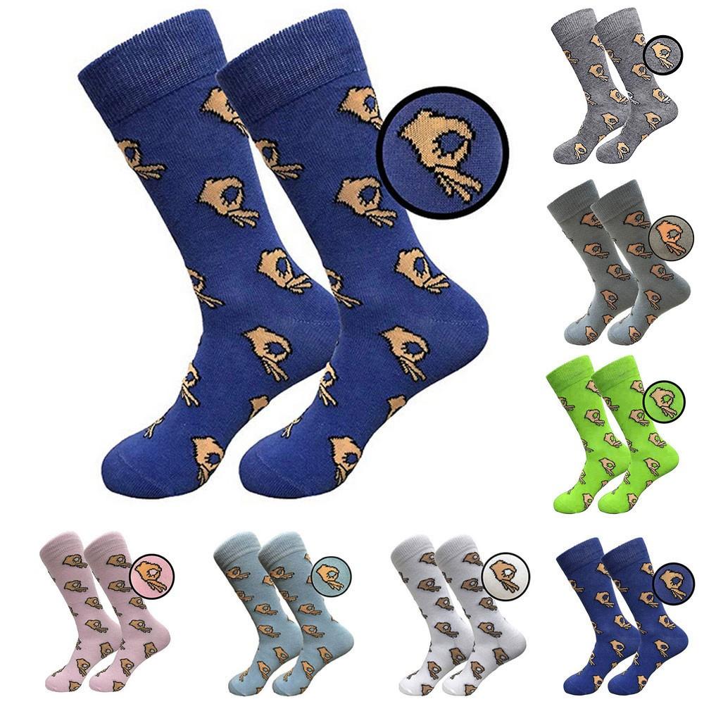 

Унисекс повседневные хлопковые носки модные мужские женские носки