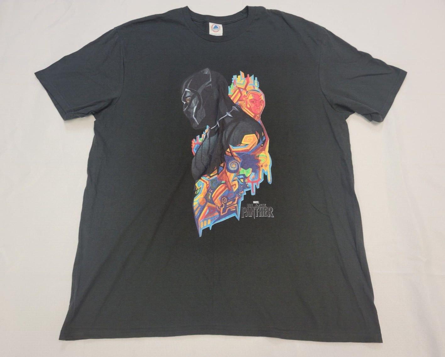 Marvel Black Panther Shirt Mens XLarge Graphic Comics Movie S разноцветный