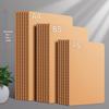 B5 Thickened Notebook: A5 Kraft Paper, Lined & Blank Pages, Stitched Cover, DIY-Friendly