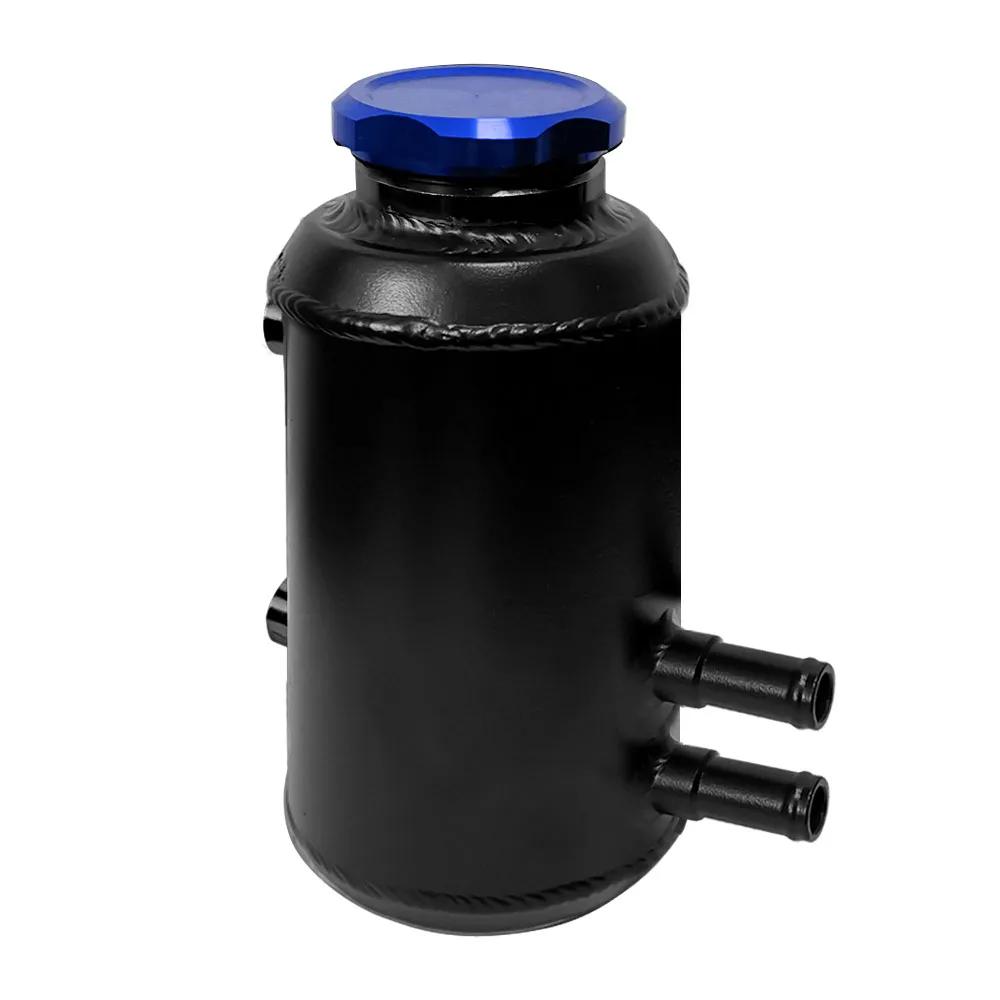 Car Fuel Cell Surge Tank Power Steering Oil Catch Can Tank Universal Racing Power Steering Fluid Reservior Tank High Quality
