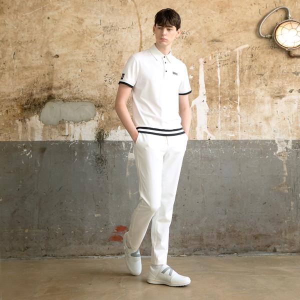 AVAVE Men'S Simple Chino Pants White