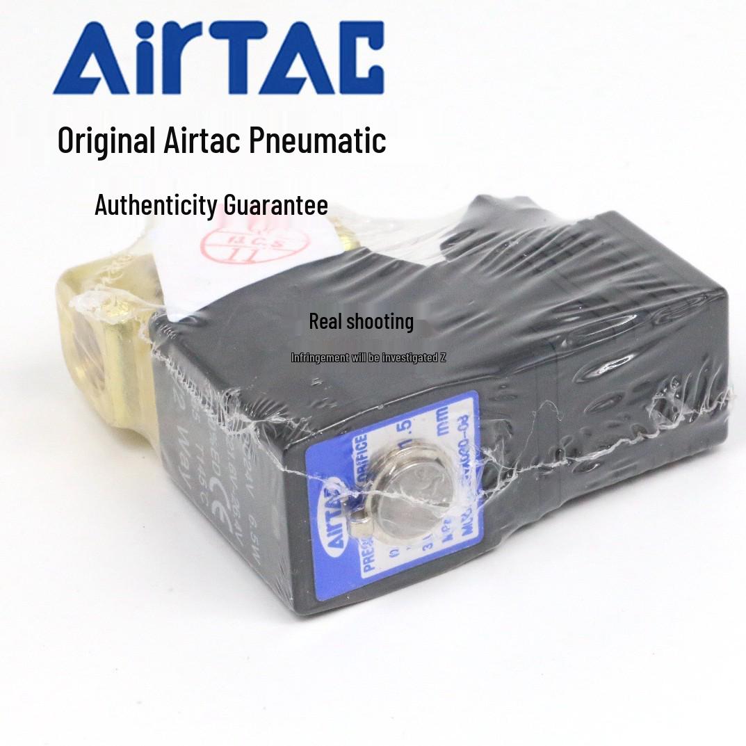 

AirTAC Ultra-High Pressure Solenoid Valve 2WX030-08/08B/08A DC24V