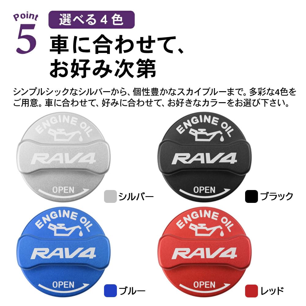 SAWAKAKI Toyota RAV4 XA50 Series Tank Cap Cover Cap