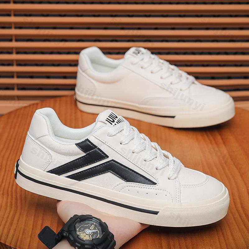 Fashion Fashion Trend Versatile Low Top Casual Canvas Shoes for Men 2025 Autumn New Niche Designed Comfortable Non Slip Lace Up Sneakers