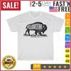 Yellowstone US National Park Bison Buffalo Vintage Vintage T Shirt Men Women NEW