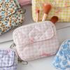 Mini Cute Square Cosmetic Bag Women Lipstick Sanitary Napkins Storage Pouch Small Makeup Zipper Bags