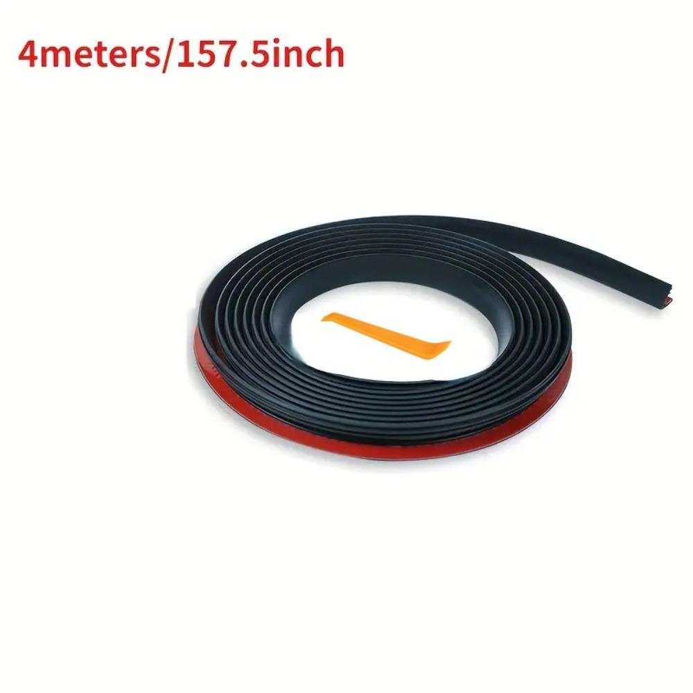 Rubber Material Car Rubber Sealing Strips V-Shape Design Waterproof Strip  Glass Gap Sealing