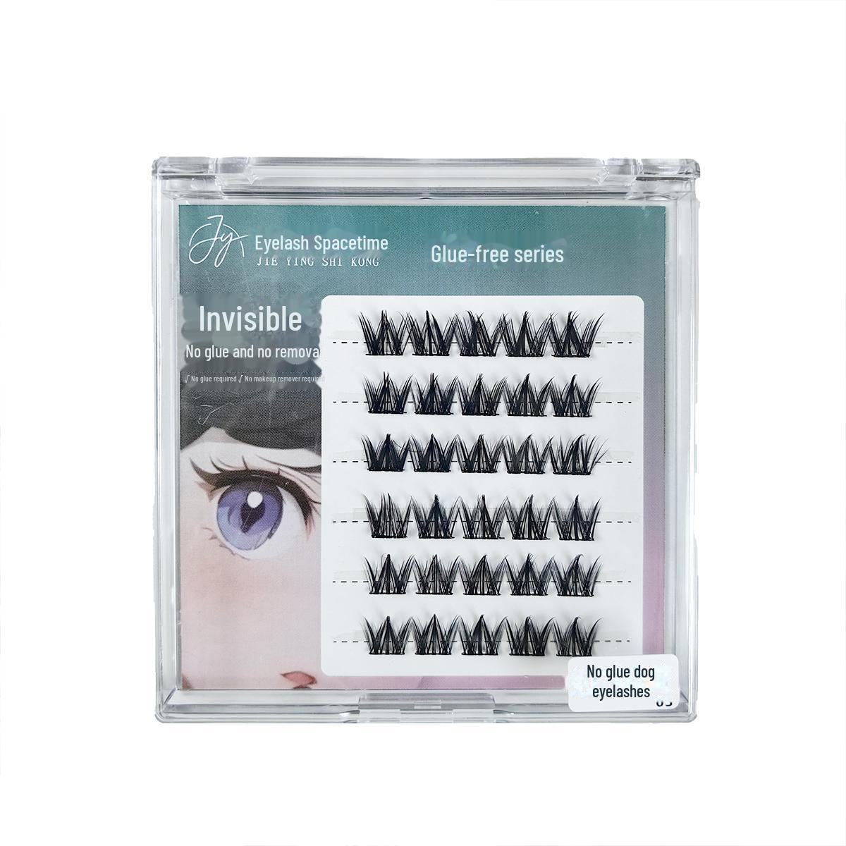 

Innocent Dog Eye Glue-free Cartoon Eyelashes for Beginners - Natural Look